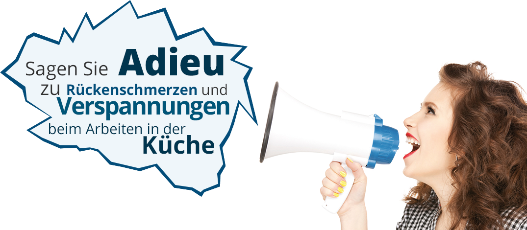 Sagen Sie Adieu zu Rückenschmerzen und Verspannungen beim Arbeiten in der Küche